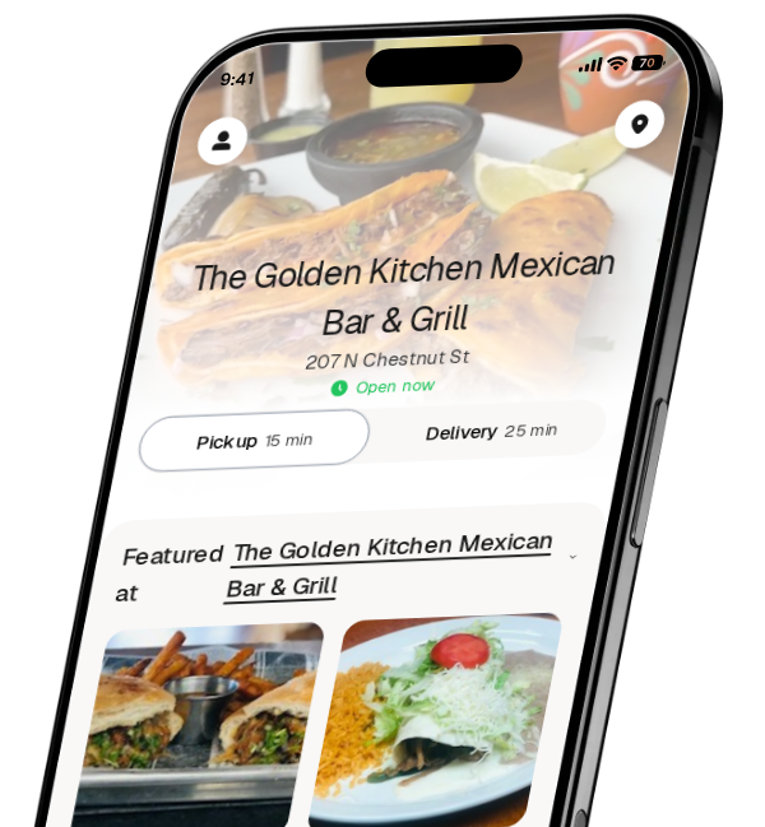 The Golden Kitchen Mexican Bar & Grill app preview